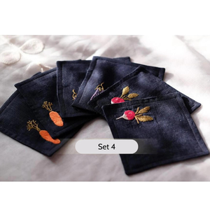 Unique Cotton <b>Coaster</b>, <b>Drinks</b> Absorbent, Birthday Housewarming Gifts, Farmhouse Living Room Table Decor OEM - Product Image 3