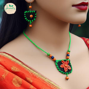 Elegant Vintage Touch Women's <b>Jewelry</b> Set Featuring <b>Handcrafted</b> Design Natural Texture Trendy Accessories Wedding Anniversary - Product Image 4