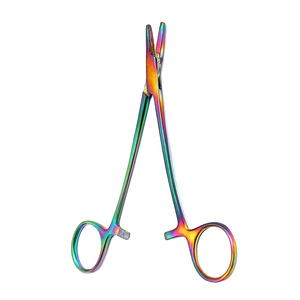 Debakey pince porte-aiguille pince droite couleur arc-en-ciel pince de suture chirurgicale métal acier pince de salle d'opération chirurgicale - Product Image 5