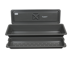 Soakkit ชุดเครื่องมือแหล่งจ่ายไฟแบบแมนนวลถาดฆ่าเชื้อโรคพร้อมฝาปิดสำหรับเครื่องมือผ่าตัด - Product Image 1