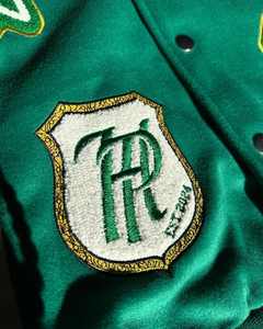 Greek Sorority Inspired Letterman <b>Jacket</b> with Custom Embroidery Design Stylish Varsity Outerwear for Sorority Members - Product Image 5