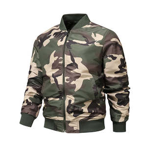 Men's High Street Nylon Reversible <b>Camo</b> Printed Windbreaker <b>Jacket</b> Embroidered Windproof Autumn Bomber Durable Outdoor Wear - Product Image 3