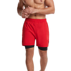Pantalones Cortos Deportivos para Hombre al por Mayor, Transpirables, de Malla, para Correr, Entrenamiento, Fitness, con Cintura Elástica - Product Image 1
