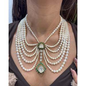 Collier d'opéra de perles - Élégant collier long de perles pour femmes - Product Image 3