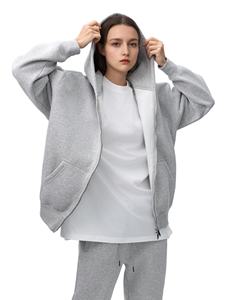 Sweat à capuche zippé avec poches kangourou Veste polaire en coton doux pour tenue décontractée Sweats à capuche zippés pour hommes à la mode - Product Image 3