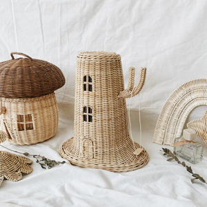 Casa de árbol natural tejida a mano al mejor precio, perfecta para su pequeña habitación de decoración y juegos - Product Image 3