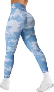 Venta al por mayor Plus Size Print Legging Mujeres Estrellas Impresión Leggings Cintura elástica Pantalones Elasticidad Estrellas Tie Dye Yoga Leggings - Product Image 2