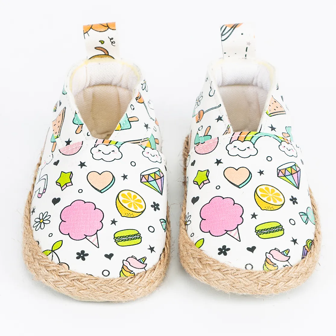 Colorful Ice Cream Pattern Toddler Shoe Baby Shoe Kids Anatomic Shoes Premium Quality from Turkey