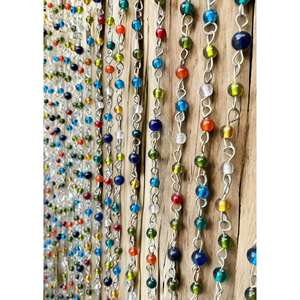 Bohemian Beaded Curtain with Jingle Bells for Wedding Hanging Decorations - Product Image 1