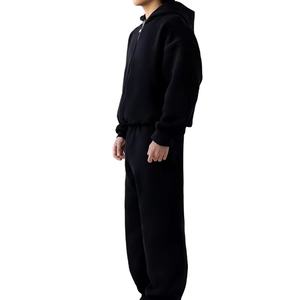 ชุดวอร์มพรีเมียมคุณภาพสูง เสื้อฮู้ดแบบสวม ชุดออกกำลังกายสำหรับผู้ชาย ซิปเต็มตัว ทรงหลวม สวมใส่สบาย ระบายอากาศได้ดี - Product Image 2