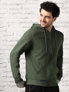 Sudadera con capucha y cremallera personalizada, ropa de calle, diseño de moda, 2024 algodón, logotipo personalizado, sudaderas con capucha de gran tamaño para hombres - Product Image 6