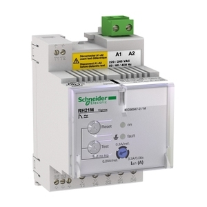 Relè di protezione differenziale SCHNEIDER ELECTRIC 56164 RH21M 300 mA 0,06 s 415 V - Product Image 1