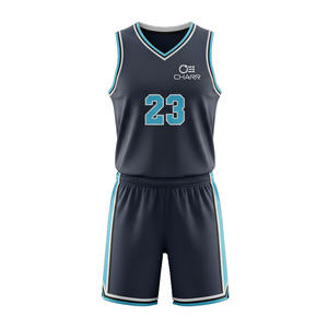 Maillot de basket-ball réversible professionnel personnalisé, ensemble d'uniformes, vêtements de basket-ball respirants pour hommes, concevez votre propre uniforme - Product Image 1