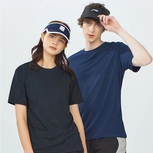 เสื้อยืดผู้ชายใส่ได้ทั้งชายและหญิงผ้าโพลีเอสเตอร์เปล่าแบบแห้งเร็ว - Product Image 6