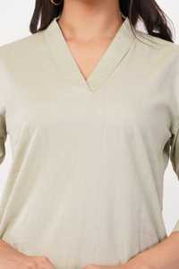 Ethnic India Pakistan Collection Latest Women's Cotton Casual Stretchable Ready Wear Izzu International <b>Kurti</b> Low Price for Sale - Product Image 3