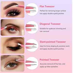 Kit de pédicure manucure de qualité supérieure avec pochette Ensembles de manucure fabriqués au Pakistan Outils de soins de pédicure en acier inoxydable Pince à épiler, coupe-ongles - Product Image 2