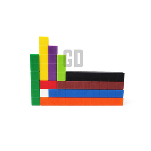 Bán buôn nhựa đầy màu sắc cuienaire thanh toán manipulatives học tập đếm khối - Product Image 6