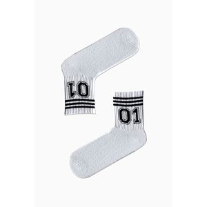 Sports-2 Gym Athletic Sports <b>Socks</b> Set 7-Pack Striped Print Customizable Logo Anti-Bacterial for Men Women for Autumn Season - Product Image 3