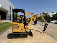 Excavator Mini Caterpillar 301.7 CR Baru Mesin Cat Asli 1.7 Ton Zero Tail Penggali Kecil Buatan Jepang CAT303.5E2