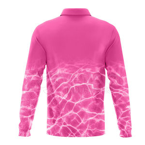 Camisa de Pesca Personalizable para Hombre, Manga Larga, Secado Rápido, Impermeable, Protección Solar UPF 50+, 100% Poliéster, Talla Grande - Product Image 2