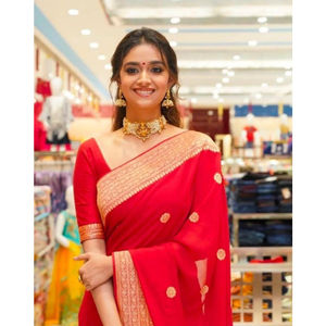 Nueva moda de mujer estilo Bollywood desgaste de fiesta Sari blusa pieza económica suave seda viscosa para invierno verano venta al por mayor - Product Image 3