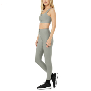 Haute qualité en gros 2024 femmes Yoga ensembles soutien-gorge et vêtements de fitness Yoga costumes confortables avec taille de couleur personnalisée et logo - Product Image 5