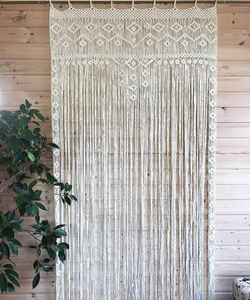 Coustmized <b>Macrame</b> Door <b>Curtain</b> | Large Wedding Backdrop Wall Hanging Tapestry - Product Image 4