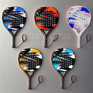 แร็กเก็ต padel ดีไซน์ใหม่คุณภาพสูงสีทึบ - Product Image 6