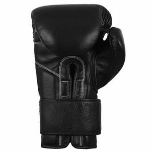 Gants de kickboxing noirs, gants d'entraînement en cuir Top Sale, gants de boxe et gants MMA pour hommes - Product Image 4