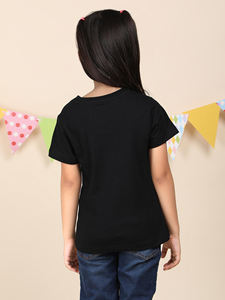 เสื้อยืดคอกลมสำหรับเด็กผู้หญิงผ้าฝ้าย100% ใหม่มาแรงวิธีการพิมพ์ที่แตกต่างกันและวัสดุในมือ - Product Image 2