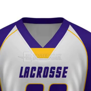 Uniformes de lacrosse personalizados de alta calidad, conjuntos de camisetas y pantalones cortos para equipos deportivos profesionales - Product Image 5