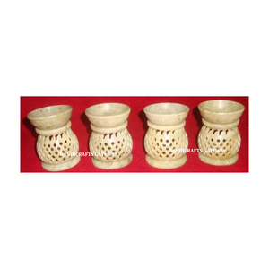 Fabricant indien de brûleurs à huile d'arôme en pierre naturelle pour la décoration intérieure Lampes à parfum en pierre Tea light Fragrance Oil Diffuse - Product Image 1