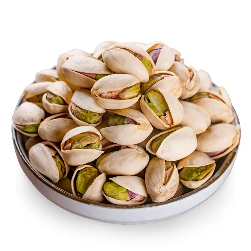 Nueces de pistacho crudas de alta calidad, nuez de pistacho saludable para aperitivos/semillas de cáscara tostadas/pistacho