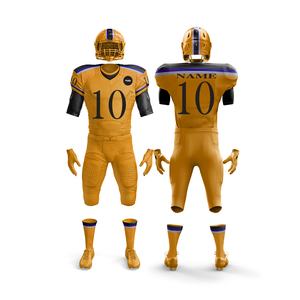 Uniforme Personalizado de Fútbol Americano Elite |   Uniforme de Fútbol con Camiseta y Pantalones |   Ropa Deportiva Transpirable de Poliéster - Product Image 5