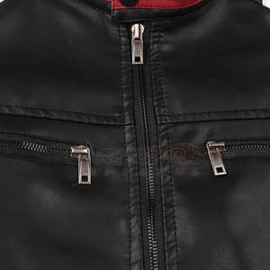 Usine hommes moto veste fabricant moto course vestes en cuir nouvelle haute qualité 2024 Logo personnalisé - Product Image 3
