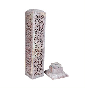 ที่วางธูปหิน Soapstone สำหรับน้ำหอมบ้านสำหรับคริสต์มาสไฟชาแสดงความต้องการสูงในอินเดีย - Product Image 4