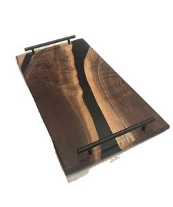 Luxury <b>Restaurant</b> & <b>Hotel</b> <b>Supplies</b> Beautiful Tray Water Storage Tray Wooden Big Serving Tray Smart Serving Platter From SCI - Product Image 3
