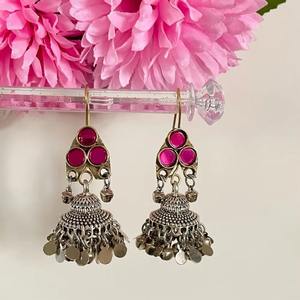 Joyería Tribal Afgana Hecha a Mano, Accesorio de Moda Étnico Vintage para Mujer, Ropa Tradicional, Geométrico con Diamantes - Product Image 5