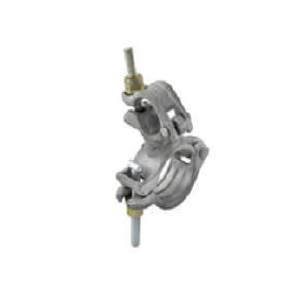 Coupleur pivotant forgé 76x60mm Connecteur de tuyau d'échafaudage robuste en acier au carbone durable Pince d'accouplement rotative à 360 degrés - Product Image 1