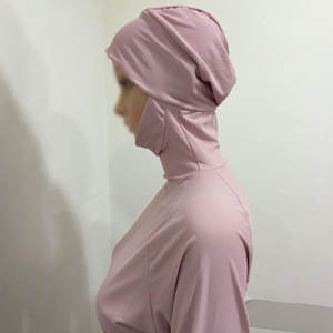 Nouveaux maillots de bain modestes femmes à manches longues Hijab et Burka avec une couverture complète Style islamique Abaya maillots de bain musulmans grandes tailles filles - Product Image 6