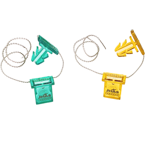 แท็กซีลลวดล็อคคู่โพลีคาร์บอเนตสำหรับมิเตอร์ไฟฟ้า jhas ยี่ห้อ DL-PC ทนทานและ18x17mm แข็งแรง - Product Image 4