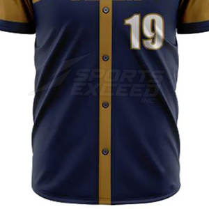 Uniforme de Béisbol de Primera Calidad, Duradero, 100% Poliéster, Transpirable, Estampado, para Deportes al Aire Libre - Product Image 4