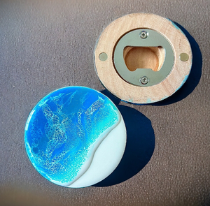 Excellent Wood & Resin Bottle Opener Custom Bar <b>Table</b> Bottle Opener Round Crafts Top Selling Sale - Product Image 2