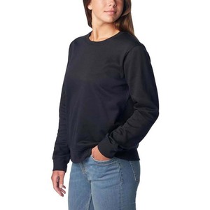 New Fashion Women Solid Hoodie Crewneck Collar <b>Sweat</b> <b>Top</b> Soft Casual Loose Cotton Polyester Women's Clothing Sweatshirts - Product Image 6