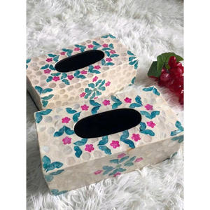 Caja de Pañuelos de Nácar de Primera Calidad al por Mayor, Caja de Pañuelos de Nácar de Lujo para Decoración de Hoteles - Product Image 6