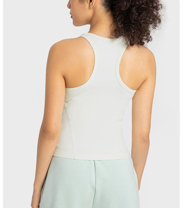 Camiseta sin Mangas para Mujer con Logotipo Personalizado en la Parte Delantera, Colores y Tallas Personalizadas, Transpirable, Ecológica e Informal, Directo de Fábrica - Product Image 4