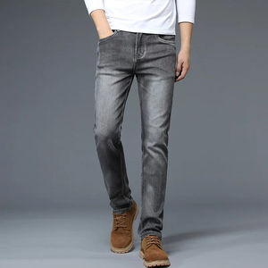 Pantalones Vaqueros Rectos de Diseño Clásico y Estilo Moderno, Ligeros, Ecológicos, Casuales, de Material Suave y Duradero, Ajuste Relajado, Comodidad Suave - Product Image 5