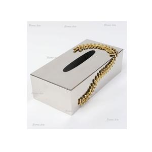 Caja de servilletas de acero inoxidable de diseño único Caja de servilletas de forma rectangular hecha a mano para uso en el hogar y la Oficina - Product Image 5