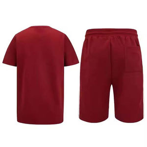 High Quality Acid Washed <b>Shorts</b> Set Custom logo Printing <b>Men's</b> Summer <b>Shorts</b> & Shirt New Fashionable 2 Piece Sets for <b>Men</b> - Product Image 6