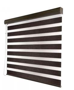 Stores enroulables Marais en bois ancien, aspect bois dense, stores de luxe pour fenêtres, rideaux pour la maison - Product Image 2